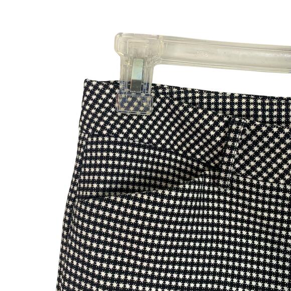 Express Black & White Patterned Editor Pants - Picture 4 of 8